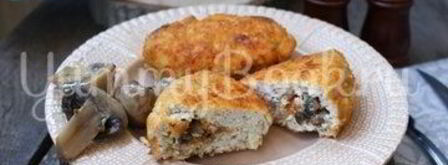 куриные зразы с грибами. Шаг 8
