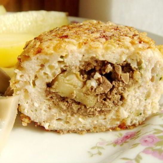 Рецепт куриных зраз с печенью и солеными груздями