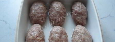 мясные зразы с омлетом. Шаг 15