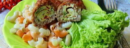 мясные зразы с омлетом. Шаг 18