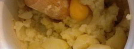 зразы картофельные с мясом в духовке. Шаг 3