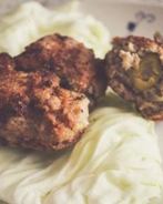 Зразы мясные с оливками