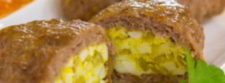 зразы мясные с яйцом и луком. Шаг 11