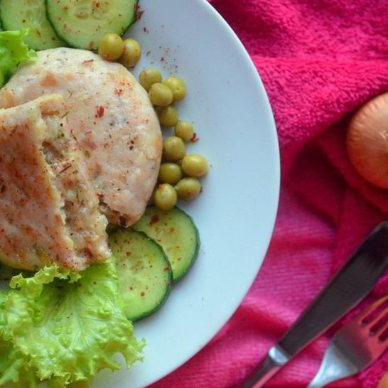 Рецепт зраз с геркулесом и жареным луком