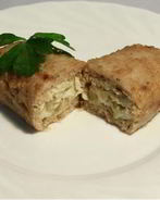 Зразы с грибами и яйцом