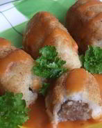 Зразы с рисом и фаршем