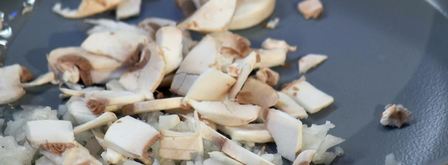 зразы с рисом и грибным соусом. Шаг 3