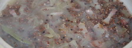 ароматная гречка с луком и беконом. Шаг 5