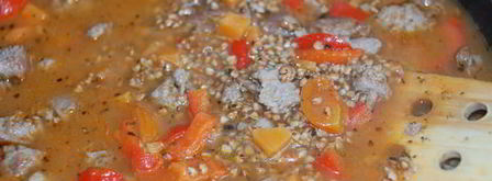 гречка по-флотски. Шаг 8