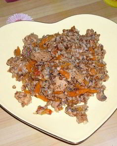 Гречка по-купечески со свининой в духовке