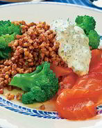 Гречка с брокколи