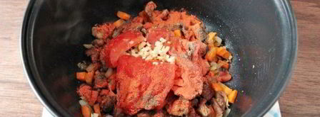 гречка с говядиной в мультиварке. Шаг 8