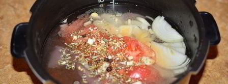 гречка с индейкой в мультиварке. Шаг 8