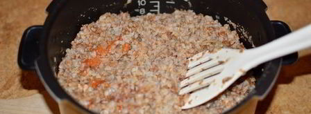 гречка с индейкой в мультиварке. Шаг 10