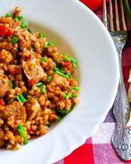 Гречка с индейкой