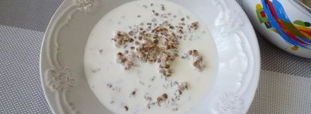 гречка с кокосовым молоком и фундуком. Шаг 9