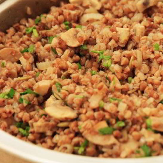 Рецепт гречки с курицей и грибами