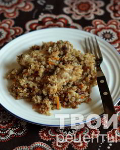 Гречка с курицей в мультиварке