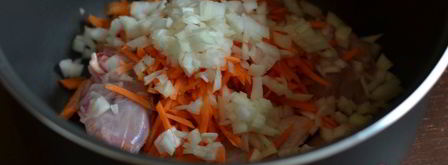 гречка с курицей в мультиварке. Шаг 4