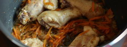 гречка с курицей в мультиварке. Шаг 6