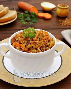 Гречка с морковью и луком в мультиварке