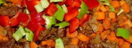 гречка с мясом в духовке. Шаг 3