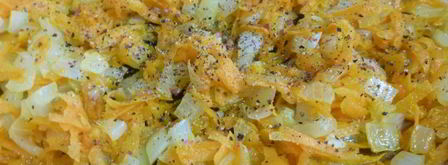 гречка с овощами и мясной тушенкой. Шаг 5