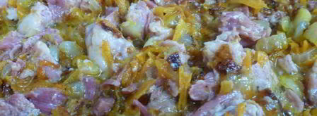 гречка с овощами и мясной тушенкой. Шаг 6