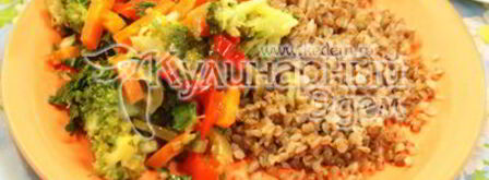 гречка с овощами. Шаг 6