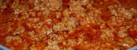 гречка с соусом болоньезе. Шаг 4