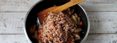 гречка со стручковой фасолью. Шаг 10