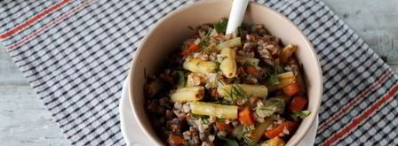 гречка со стручковой фасолью. Шаг 11