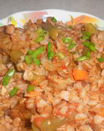 Гречка, тушенная с мясом