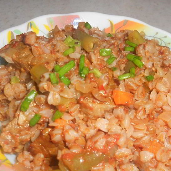 Рецепт гречки, тушенной с мясом