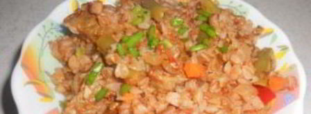 гречка, тушенная с мясом. Шаг 5