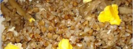 гречневая каша с белыми грибами. Шаг 29