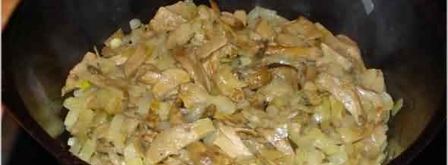 гречневая каша с белыми грибами. Шаг 10