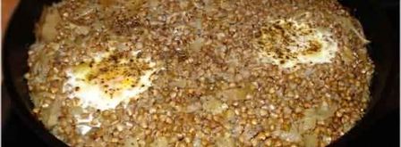 гречневая каша с белыми грибами. Шаг 23