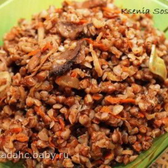 Рецепт гречневой каши с овощами