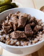 Каша гречневая с говядиной