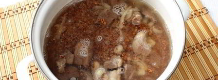 каша гречневая с мясом. Шаг 8