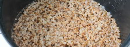 молочная гречневая каша в мультиварке. Шаг 10