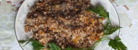 постная гречка с грибами. Шаг 8