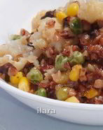 Разноцветная гречневая каша