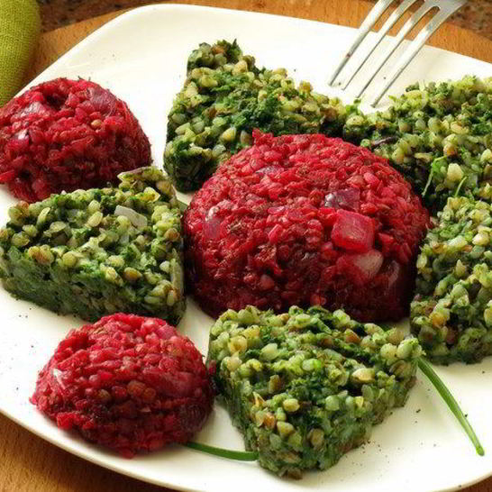 Рецепт цветной гречки