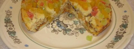 гурьевская каша с изюмом орехами и цукатами. Шаг 6