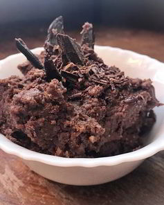 Густая шоколадная каша