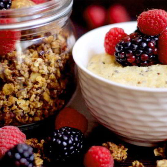 Рецепт каши из овсяных отрубей с семенами чиа