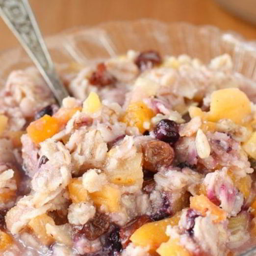 Каша на воде с сухофруктами