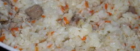 каша рисовая с индейкой. Шаг 8